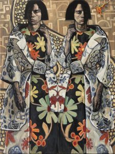 Twins and Mojacar-90x120cm-2024