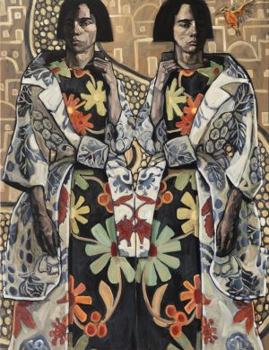Twins and Mojacar-90x120cm-2024